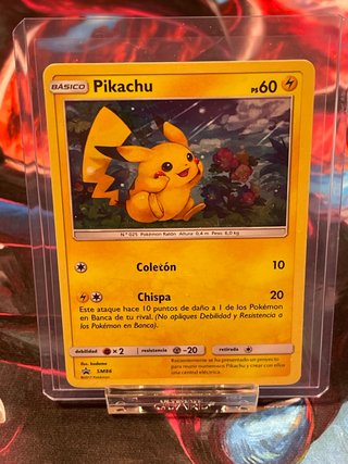 Carta Pokémon Pikachu Básico PS60 SM86