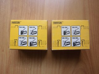 LOTE 2 CAJAS 5.000 GRAPAS PETRUS 530/8