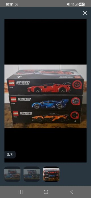 Lego Speed Champions: 3 Auto