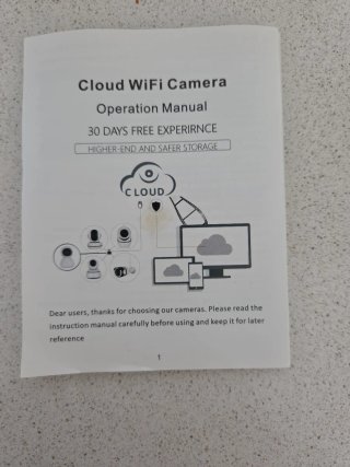 Cámara IP Mini Cloud Storage