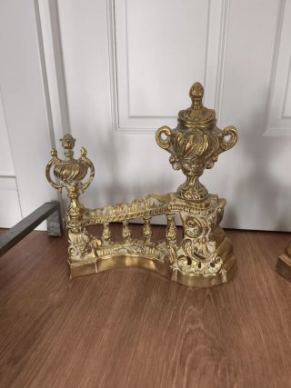 Morillos de bronce Luis XVI