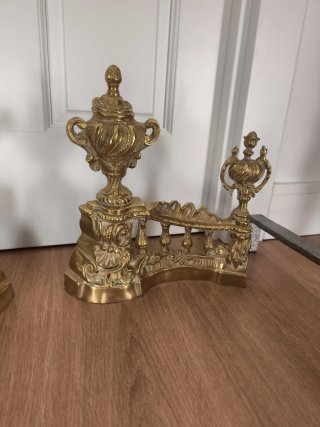 Morillos de bronce Luis XVI