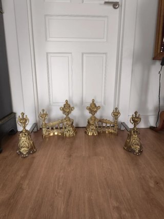 Morillos de bronce Luis XVI