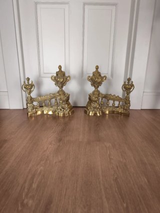 Morillos de bronce Luis XVI