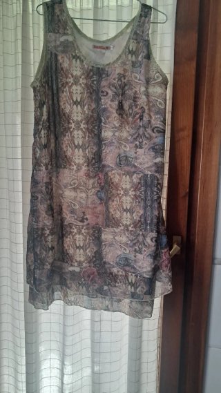 Vestido Verano Enso Tirantes Multicolor Talla M