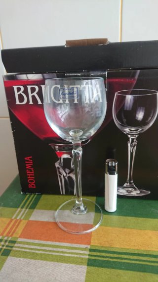 6 Calici Vino Bianco Bohemia 150ml