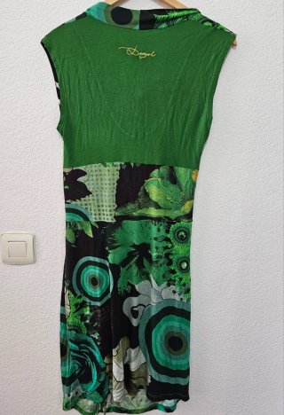 Vestido Desigual Talla M Estampado Floral