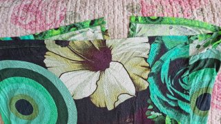 Vestido Desigual Talla M Estampado Floral