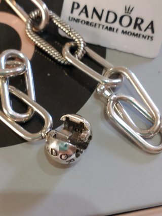 Pulsera Pandora Eslabones Plata