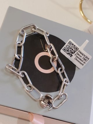 Pulsera Pandora Eslabones Plata