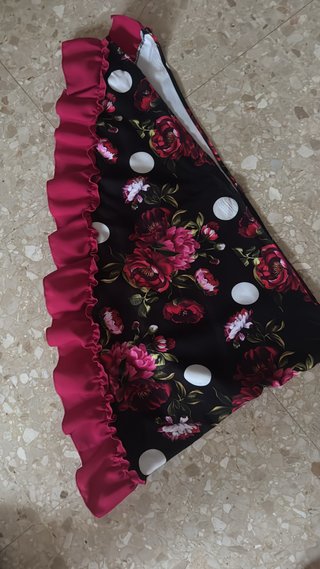 Pico de flamenca con volantes