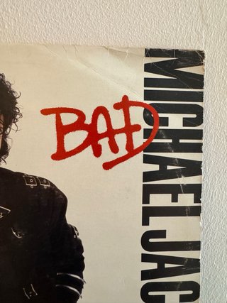 Vinilo Michael Jackson Bad Colombia LP RARO