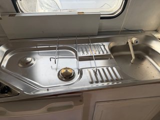 Cocina y Fregadero Acero Inox para Caravana