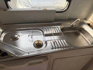 Cocina y Fregadero Acero Inox para Caravana