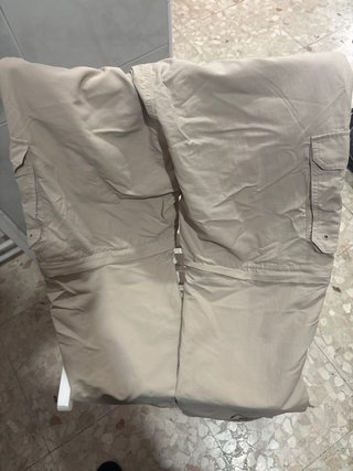 Pantaloncini da pesca Bassdash beige