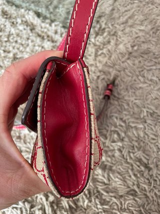Riñonera CH Beige y Roja