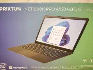 Portátil Prixton Netbook Pro 15,6" 4GB RAM 128GB.