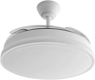 Ventilador de Techo con Luz LED y aspas retráctil