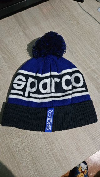 Gorro Sparco Azul y Negro