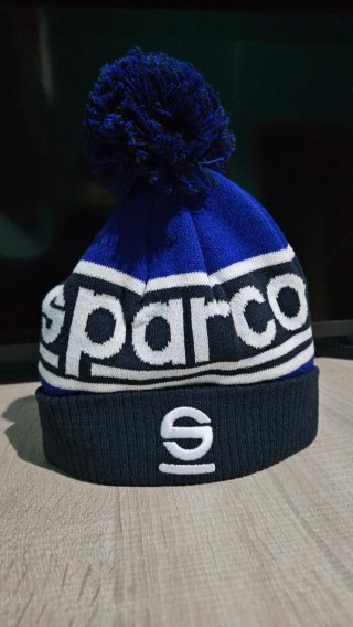 Gorro Sparco Azul y Negro