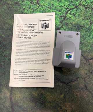 Nintendo 64 Rumble Pak Completo