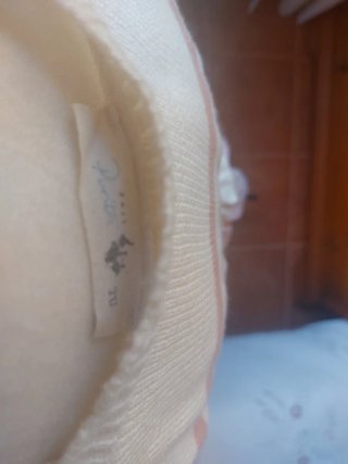 Jersey rayas beige y rosa