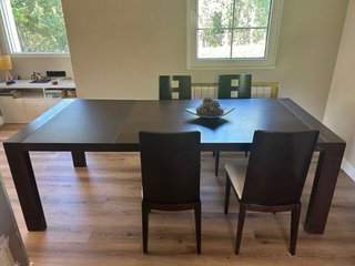 Sedie allungabili Mesa GIFT 4 in wengé
