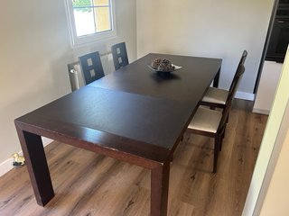 Sedie allungabili Mesa GIFT 4 in wengé