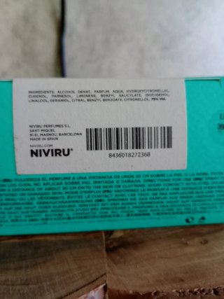NIVIRU Perfume Nicho LUIS CALDERÓN 20% Parfum