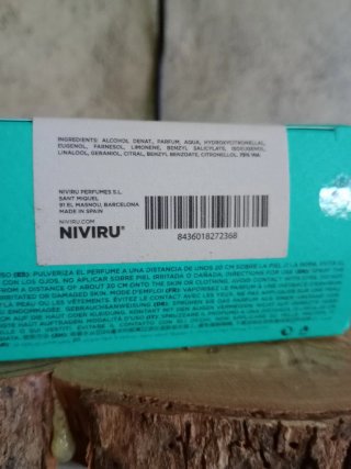 NIVIRU Perfume Nicho LUIS CALDERÓN 20% Parfum