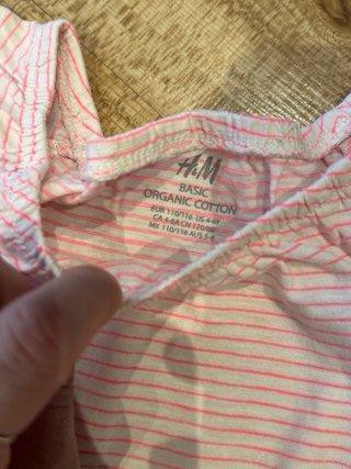 Lote 6 Camisetas de manga corta Niña T.4/6 Años