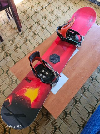 Tabla de Snow con Fijaciones