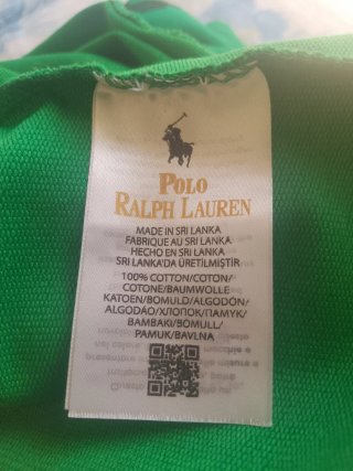 Maglia Polo Ralph Lauren uomo verde cotone
