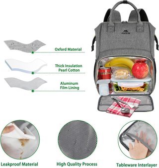 Mochila Térmica Matein 17 Gris