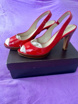 Sandalias Bimba y Lola Rojas Talla 39