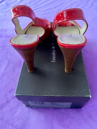 Sandalias Bimba y Lola Rojas Talla 39