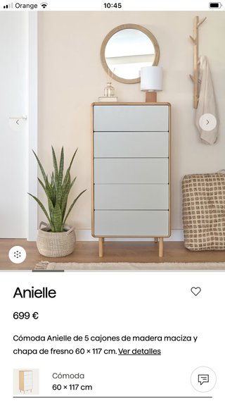 Cómoda Anielle Kave Home