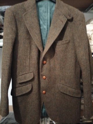 Chaqueta Sastre Miguel Vidal Lana Marrón Talla M