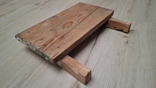Estantería balda madera antigua para empotrar