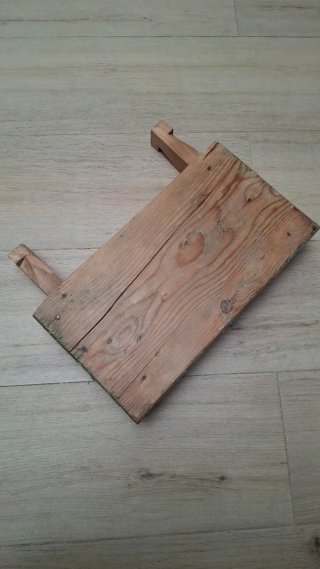Estantería balda madera antigua para empotrar