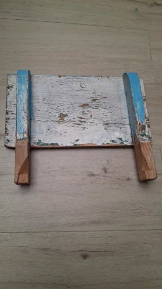 Estantería balda madera antigua para empotrar