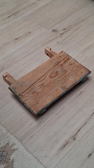 Estantería balda madera antigua para empotrar