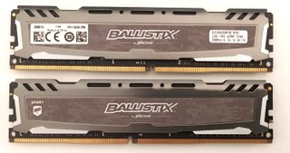 2x Crucial Ballistix Sport LT 16GB DDR4