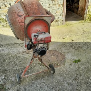 Hormigonera motor gasolina