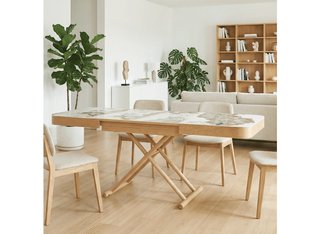 Mesa de centro elevable y extensible Turín