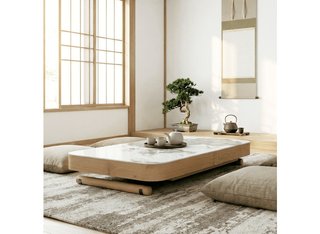 Mesa de centro elevable y extensible Turín