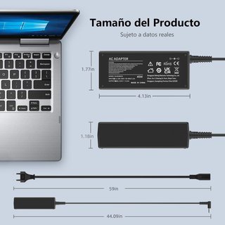 Cargador HP 45W 19.5V Punta Azul