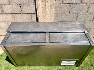 CONGELADOR HORIZONTAL BOTELLERO NEVERA ACERO INOX