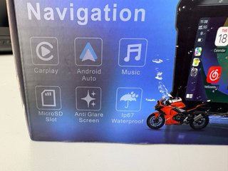 Pantalla Moto CarPlay Android Auto 5 Impermeable