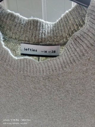 Vestido jersey Lefties gris talla M